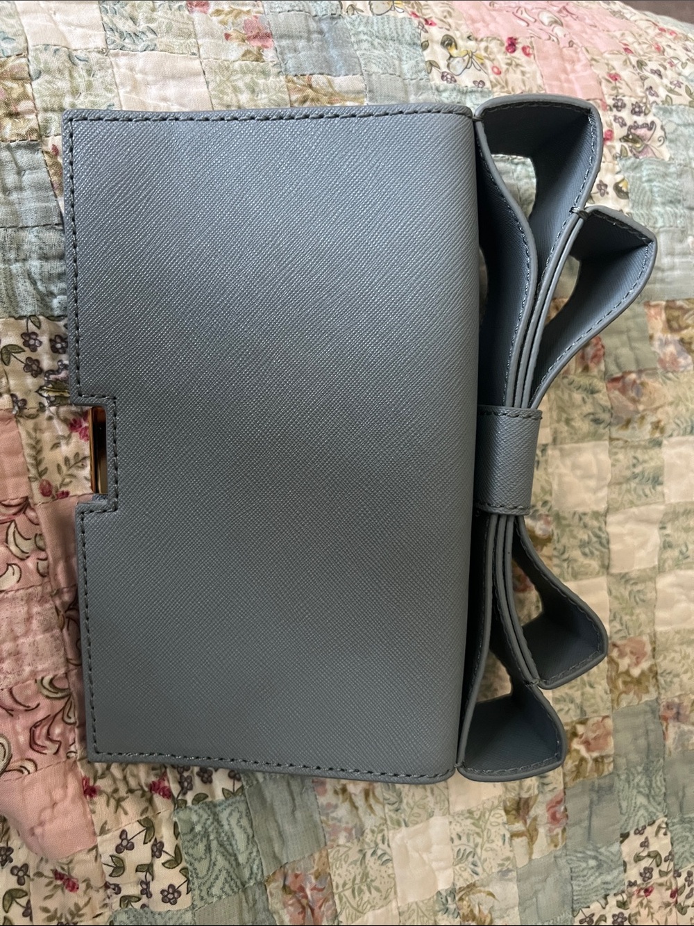ZAC Zac Posen Structured Mini Bag in Dusty Blue